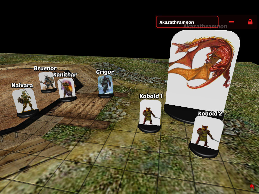 Miniature Labelling on 3D Virtual Tabletop